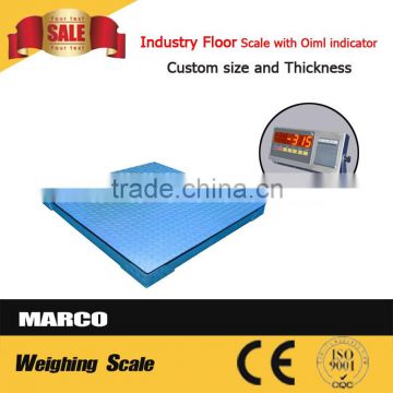 Small scale industry Electronic 1 Ton floor Scale for sale