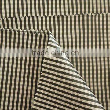 black yellow polyester yarn dyed fabric