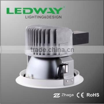 24W 8 inch COB LED down with fixed beam angle