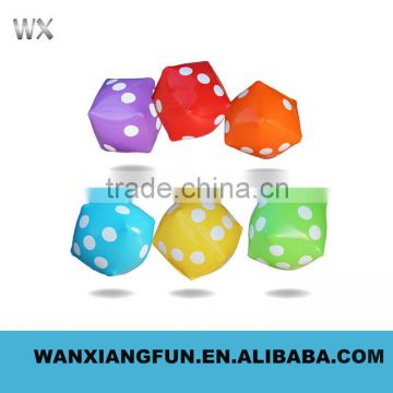 Inflatable dice, PVC inflatable dice, good educational toys inflatable dice/PVC inflatable dice for games
