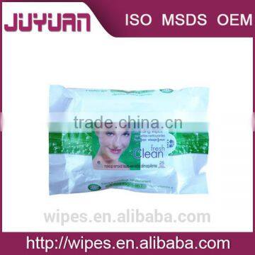 custom-made wholesale disposable facial wipes with iso