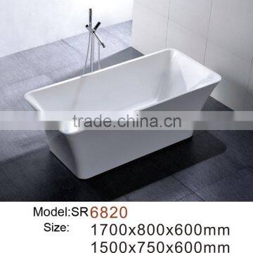 Soaking indoor portable hot acrylic bathtub (WMD-SR6820)