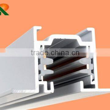 dongguan recessed square 4 wires rail track portfolio light fixture