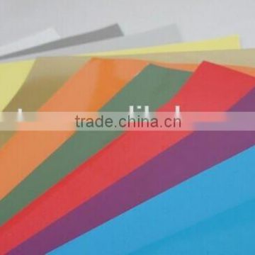 Seamless decorative colored film for outdoor clothes