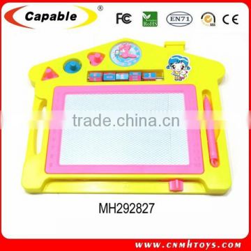 Promotional kids drawing board,plastic kids erasable magnetic drawing board