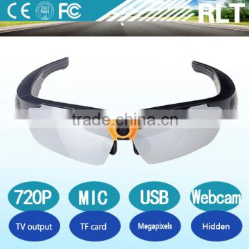 YSJ-SG09 5MP hign definition usb pinhole camera mini hidden video sunglasses for sport fashional design easy operation