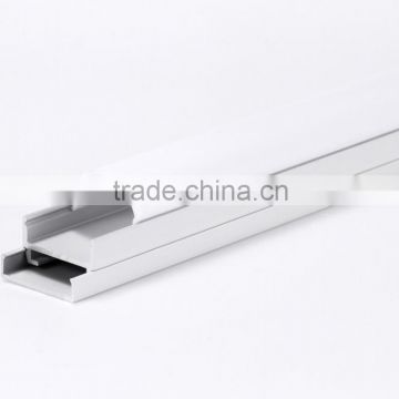 Hot square aluminum profile with round diffuser for led ceiling light