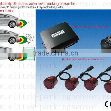 Smart car reverse parking sensor,standalone Buzzer and replaceable lock cable easy install