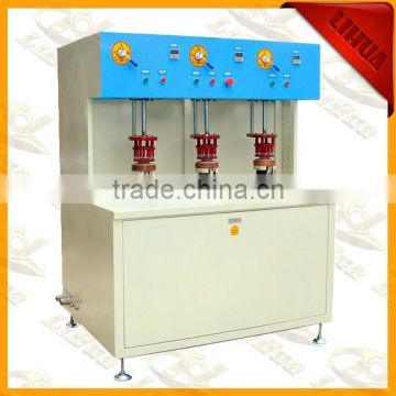 Automatic 3-station high frequency brazing machine for coffee/tea maker