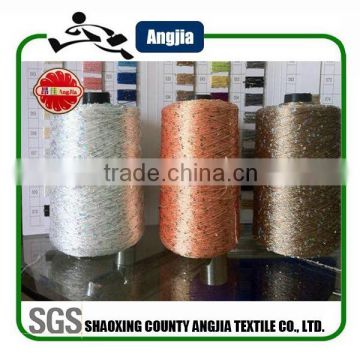 100% polyester Bead piece yarn/ sequins yarn for knitting