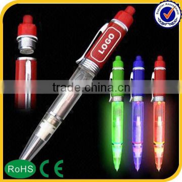 Novelty Low Price High quality led pen, led torch light pen