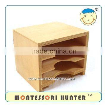 Geometric Card Cabinet Montessori equipment