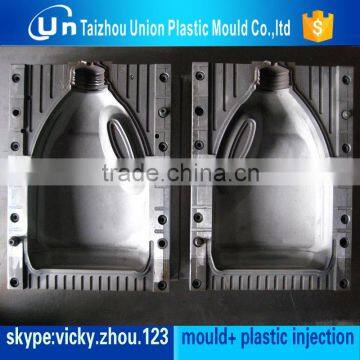 design and processing injection plastic edible oil barrel mould