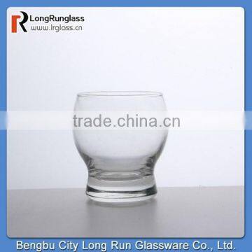 LongRun shaped 7 ounce small-sized stemless wine glasses with stand china manufacter best selling products