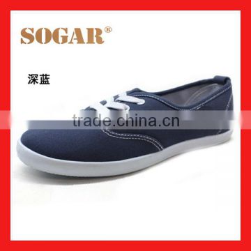 trendy very comfortable casual canvas shoes for women flat sole classic