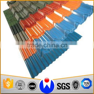 Color coated corrugated roofing sheet steel sheet/PPGI