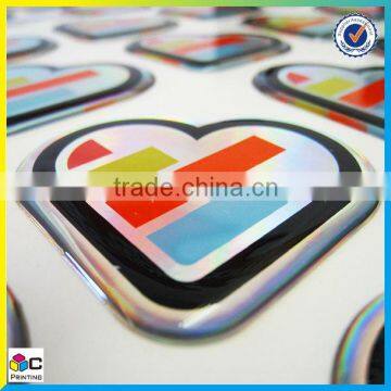 Custom epoxy dome resin stickers resin sticker