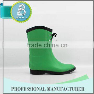 NEWEST DESIGN ENVIRONMENTAL SUMMER LADIES RUBBER RAIN BOOT