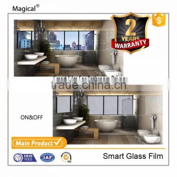 Customized Bathroom Space Saving 3G Smart Switchable Privacy Film