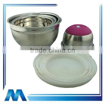 high quality Dia 16cm 20cm 24cm stainless steel salad bowl