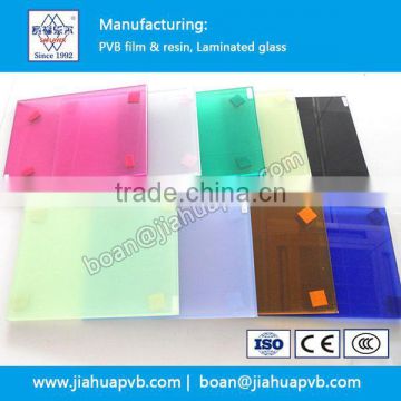 colored pvb film for glass protection