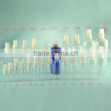 10ml 15ml 20ml 30ml 50ml 60ml 75ml 100ml 120ml Empty PET Clear Spray Bottles