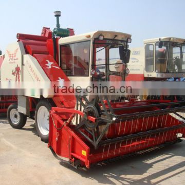 small soybean combine harvester