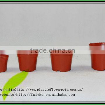 Lovely mini plastic flower pots for seed nursery planter