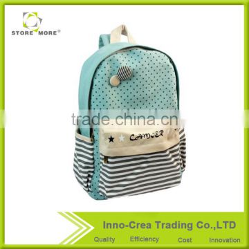 2016 Hot Sell Cute Canvas Laptop Bag/Shoulder Bag/School Backpack