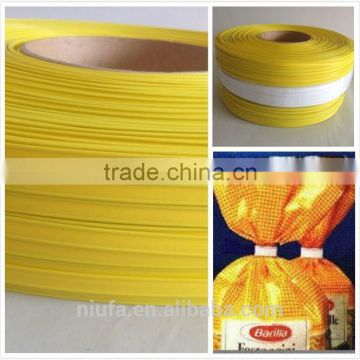 tear clips, tear strip, tear band ,Packaging Rope with iron lines 8.0MM