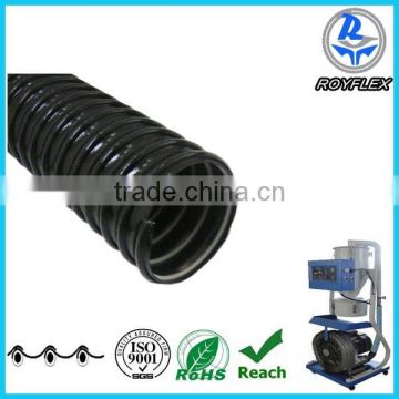 flexible black force tube pvc wired vaccum hose