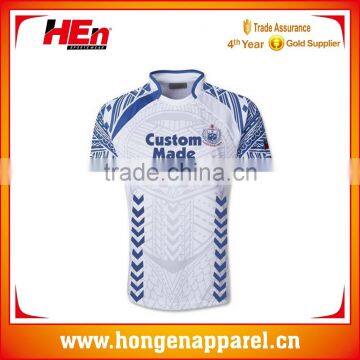 Hongen apparel 2017 Custom Made Kid`s Team Set Rugby Jerseys From China