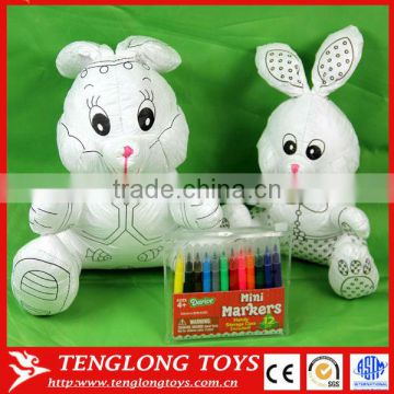 Educational toy tyvek Dupont Paper stuffed animal coloring toy