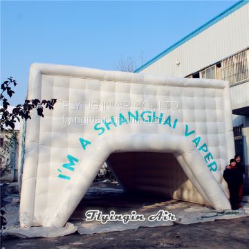 6m White Pvc Tarpaulin Inflatable Cube Tent for Meeting and Event