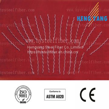 Melt extracted Steel Fiber me330 0.5x25mm For Refractory