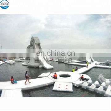 2018 high quality 0.9mm pvc tarpaulin new inflatable customized floating amusement water park equipment sale