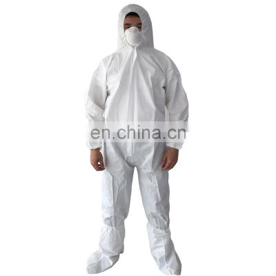 Type 5 safety clothing microporous film disposable coverall
