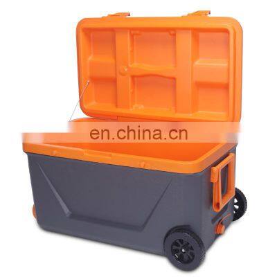 GINT 45L Outdoor Travel Camping Customer Color Ice Cooler Box with Wheels