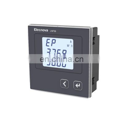 LNF56 96*96 LCD display 3 phase multi-functional panel energy meter