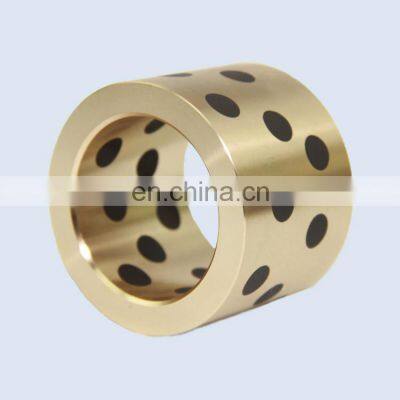 JDB202425 wholesale Sliding bearings self lubricating graphite bearing bushing copper sleeve