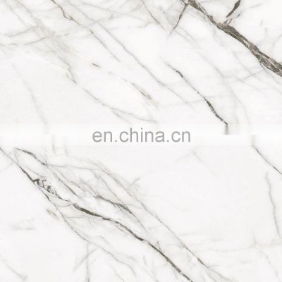 600x600mm grey white cararra marble looks good quality polished porcelain floor tile