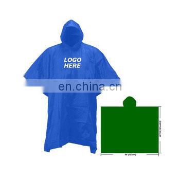 Wholesale Disposable Waterproof Rain Poncho for Promotion