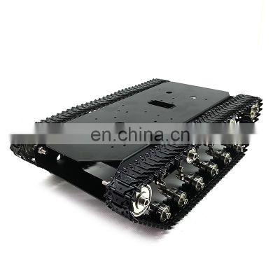 TS700 Tracked Robot Chassis Metal Track Robot Tank with Motor Encoding Disk with Remote Controller