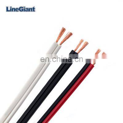 Factory supply Fire Rated 14 AWG 1.0mm2 Low Voltage Lamp Wire Flexible SPT Cable Twin Flat Cable