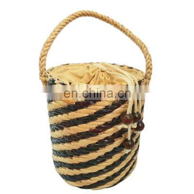 Water Hyacinth Bag New Arrival Water hyacinth Beach bucket High Quality Wholesale