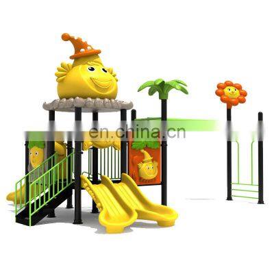 Manufacturers new design kids outdoor playground children park with slides