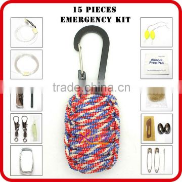 wholesale new paracord survival kit for bracelet
