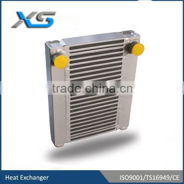 aluminum air cooled single pass hydraulic oil lathe cooler