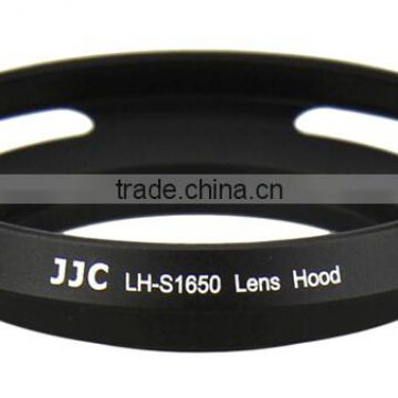 JJC LH-S1650 BLACK Vented Lens Hood 40.5mm Metal Lens Hood for Sony