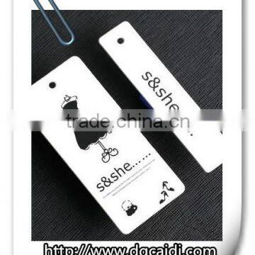 Reasonable price factory customized printed hang tag for garment